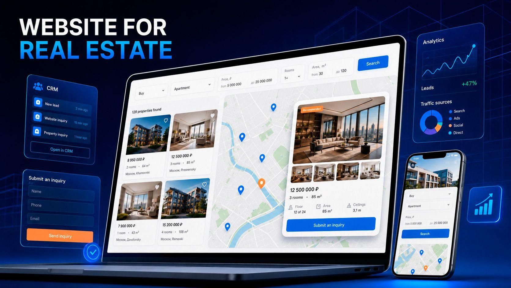 Website Development for a Real Estate Agency: Structure and Essential Features